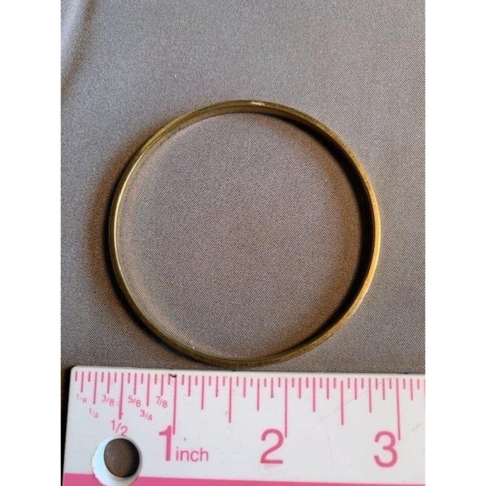 Vintage Monet Gold Tone Womens Bangle - Picture 8 of 8